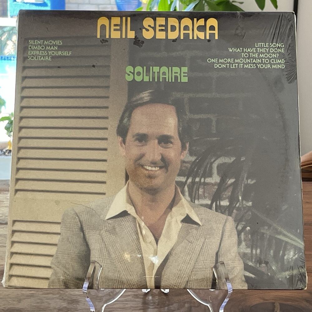 Neil Sedaka Solitaire Vinyl LP 1982 CBS 51 West Sealed